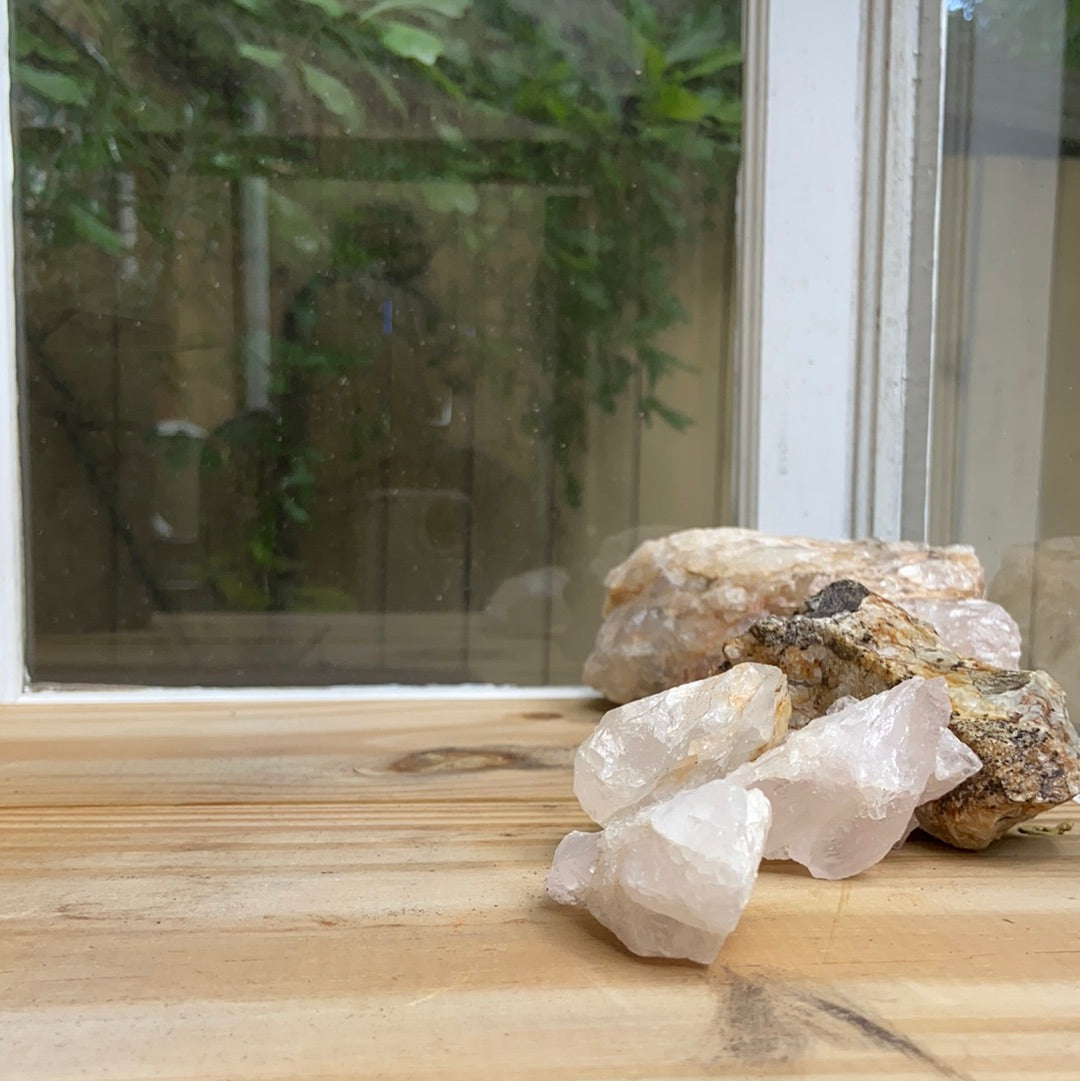 Raw Rose Quartz