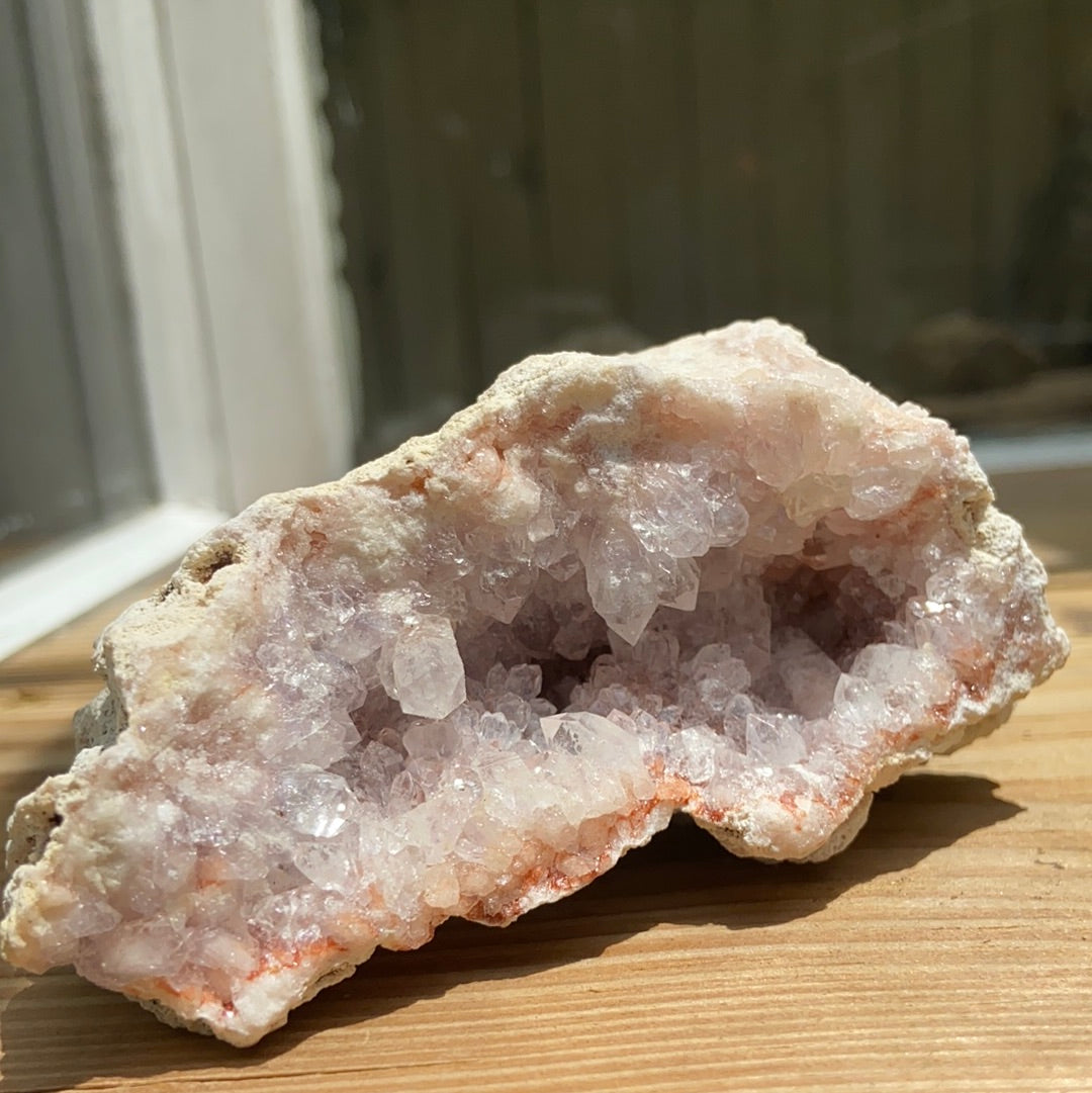 Pink Amethyst Centerpiece