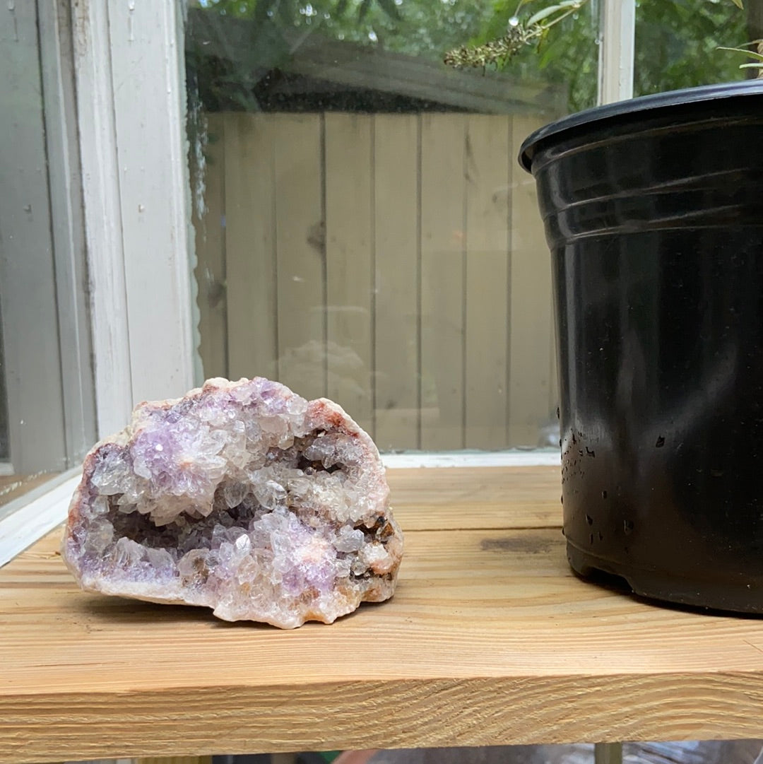 Pink Amethyst Centerpiece