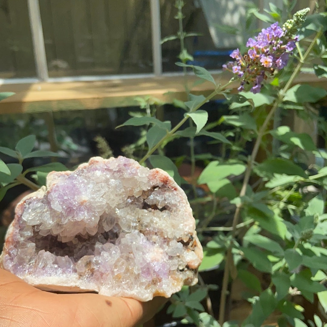 Pink Amethyst Centerpiece