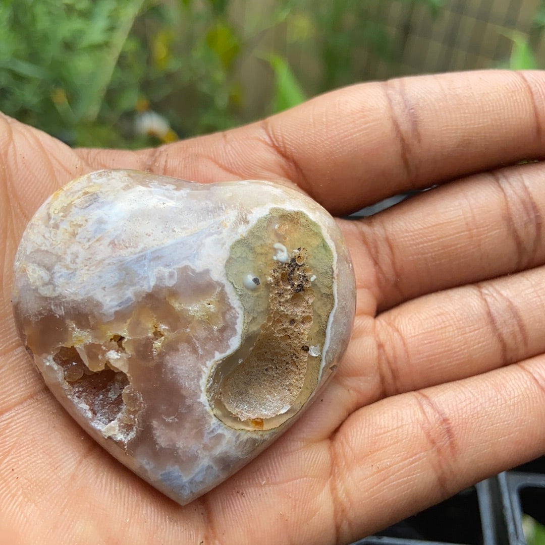Pink Amethyst Heart